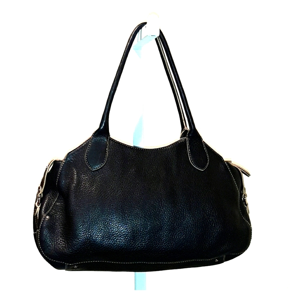 COLE HAAN VILLAGE PEBBLED LEATHER SHOULDER BAG - Picture 4 of 8